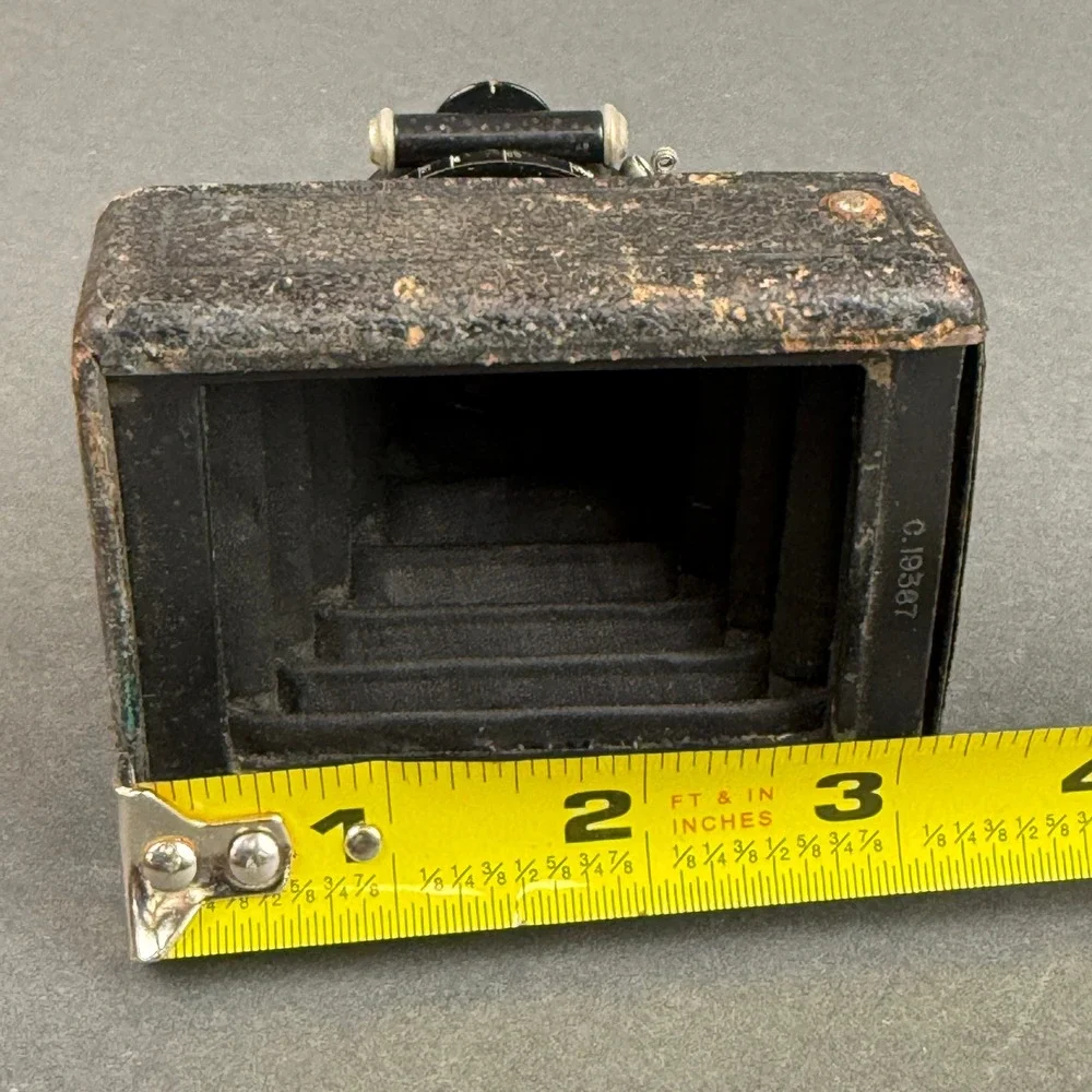 Vintage Ihagee Atom Folding Camera Carl Zeiss Tessar 6.5cm f/4.5 Working